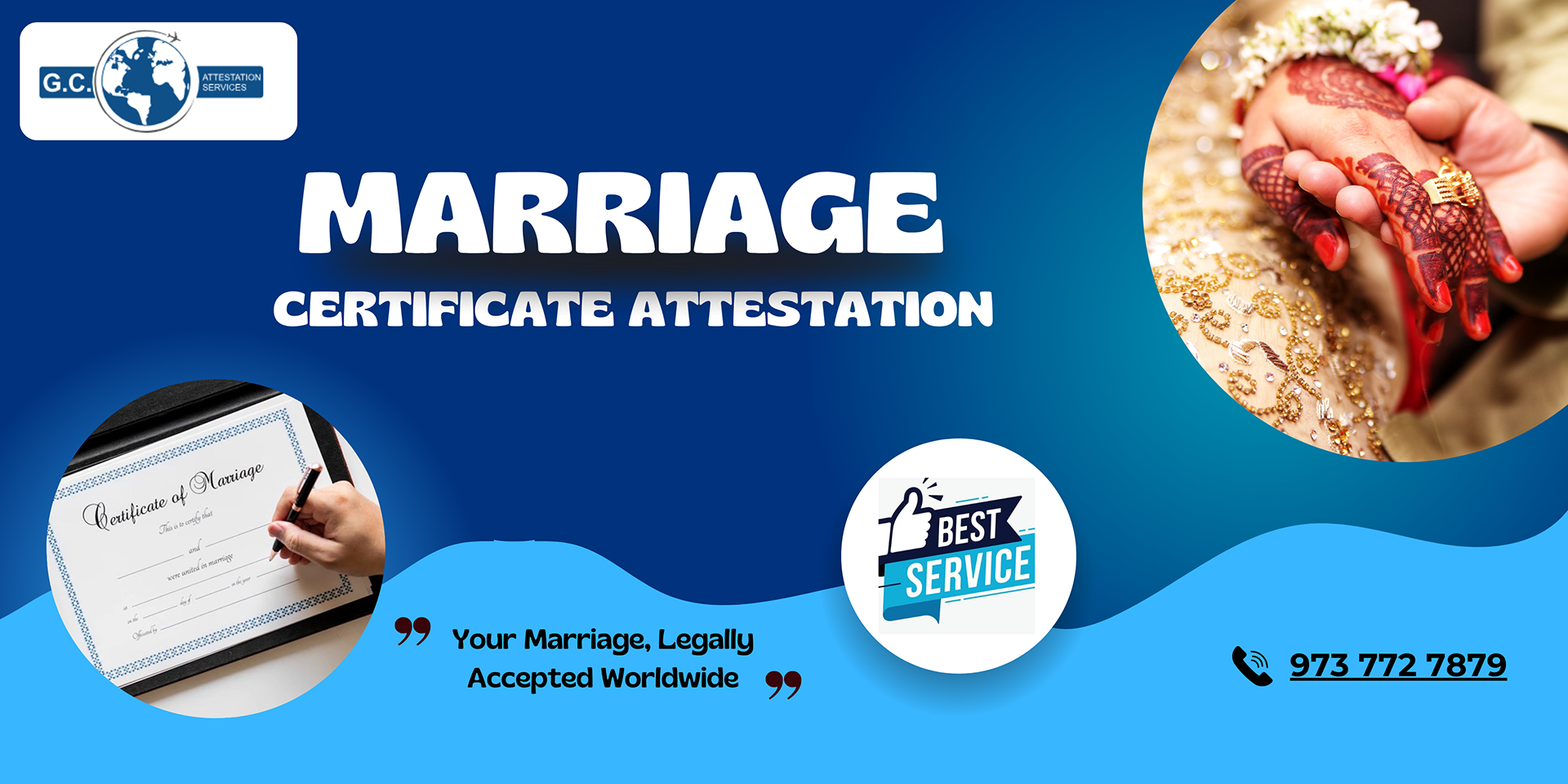 Marriage Certificate Attested in India
