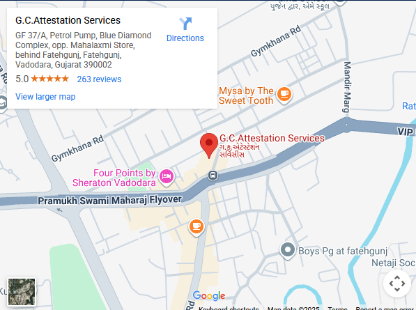 G.C Attestation Location 