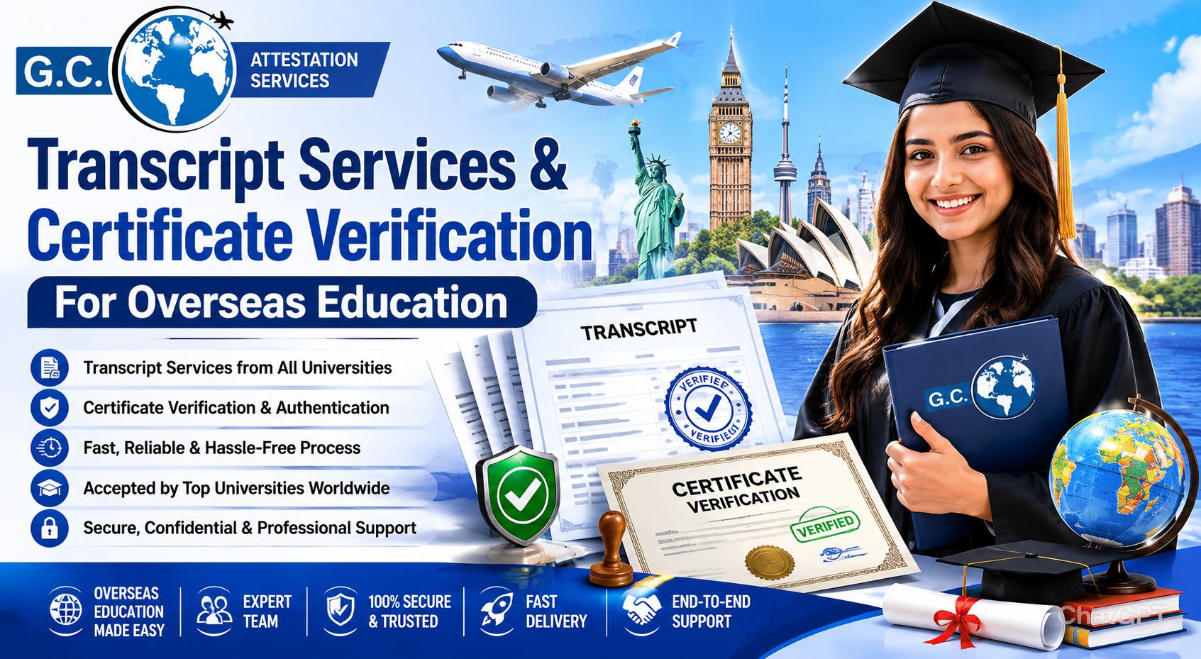 Transcript Services and Certificate Verification